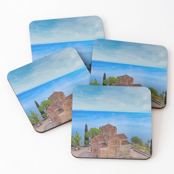Item preview, Church of St. John at Kaneo, overlooking Lake Ohrid, North Macedonia. UNESCO World heritage designed and sold by goceris.