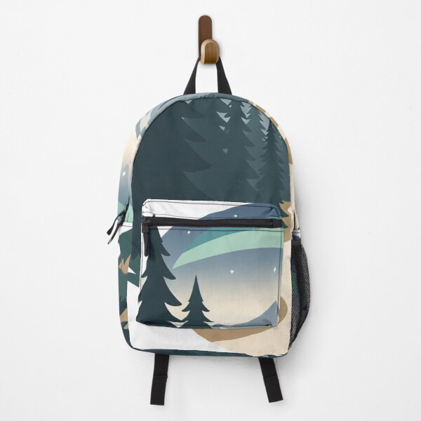 Item preview, Silent Path to Aurora Peaks Minimal Nordic Trail designed and sold by Fernova.