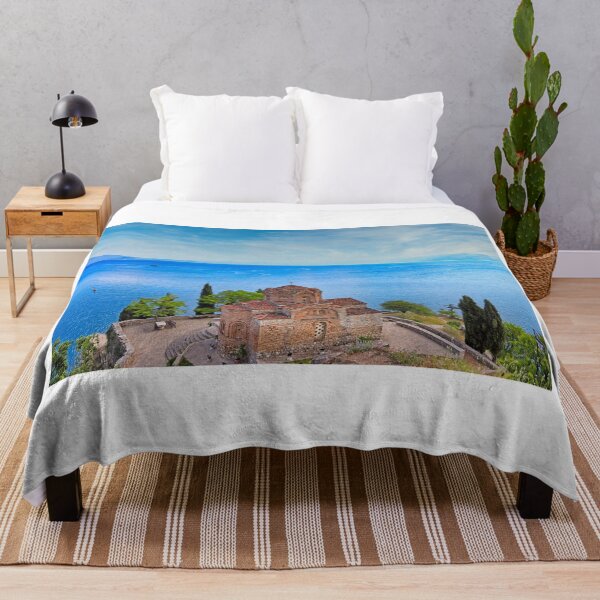 Item preview, Church of St. John at Kaneo, overlooking Lake Ohrid, North Macedonia. UNESCO World heritage designed and sold by goceris.