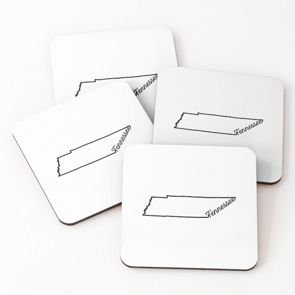 Item preview, Tennessee State Outline – Minimal Script Typography Line Art designed and sold by Paper Drip.