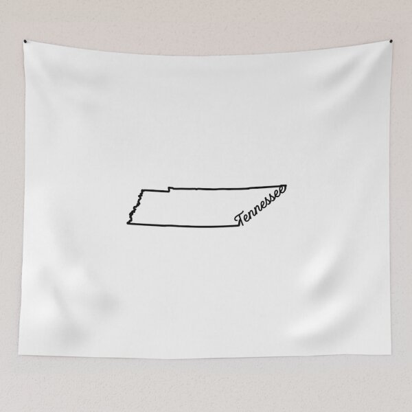Item preview, Tennessee State Outline – Minimal Script Typography Line Art designed and sold by Paper Drip.