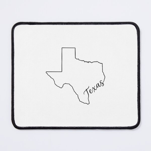 Item preview, Texas State Outline – Minimal Script Typography Line Art designed and sold by Paper Drip.