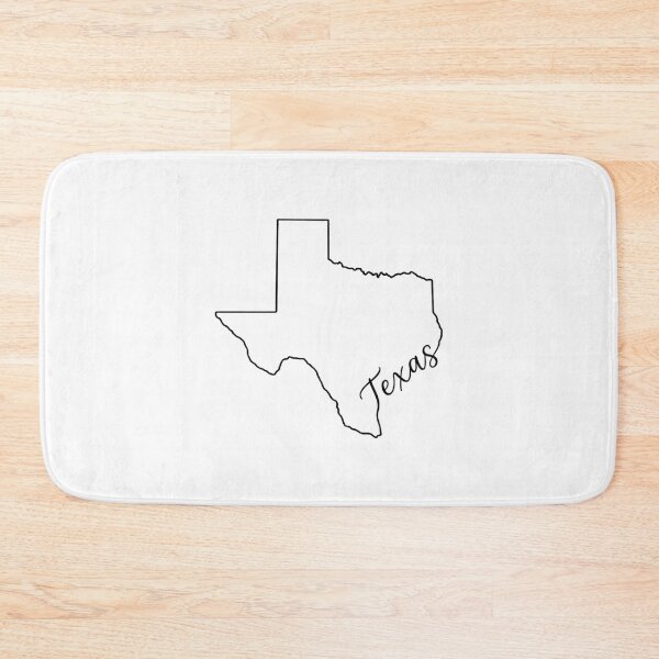 Item preview, Texas State Outline – Minimal Script Typography Line Art designed and sold by Paper Drip.