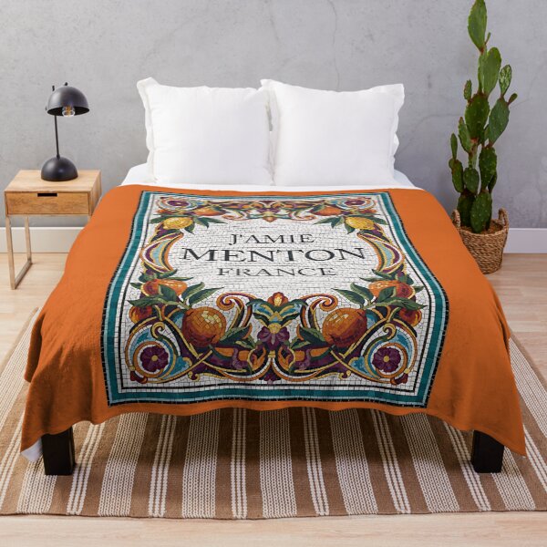 Item preview, J’aime Menton, France – Citrus Mosaic Art Design designed and sold by FrancophileFun.