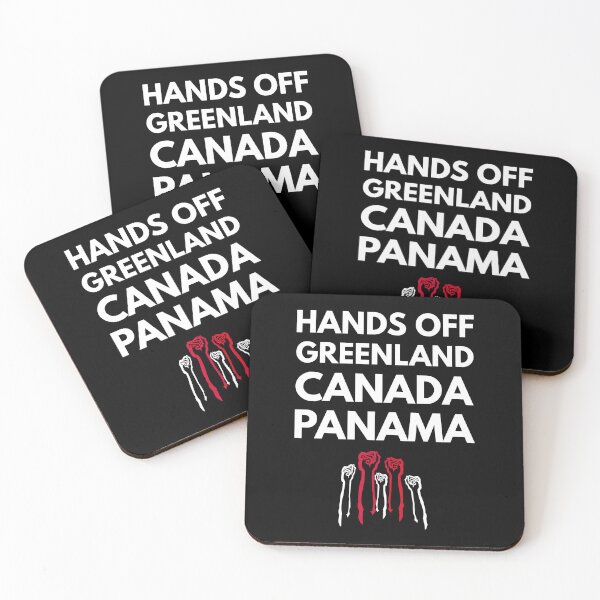 Item preview, HANDS OFF GREENLAND CANADA PANAMA designed and sold by ProgressiveMob.