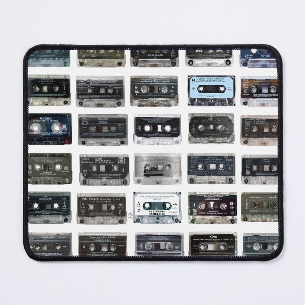 Item preview, Britpop Music - Original Cassette Print - Vintage 90s Music  designed and sold by Mr Mustard Prints.