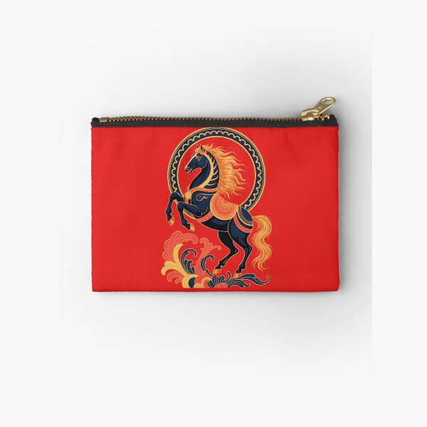 Item preview, Chinese New Year Zodiac Horse: Floral Graphic Art designed and sold by elynne9.
