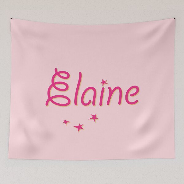 Aperçu de l'œuvre Je m'appelle Elaine créée et vendue par CharlottePlaceArt.