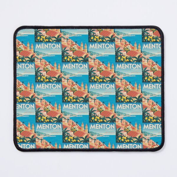 Item preview, Menton France Vintage Travel  designed and sold by TulipaGraphics.