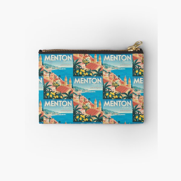 Item preview, Menton France Vintage Travel  designed and sold by TulipaGraphics.