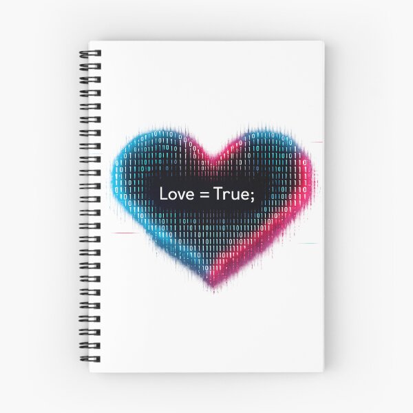 Item preview, Love = True; Coding Heart – Programmer Love Valentine Tech Art designed and sold by FUIRY .