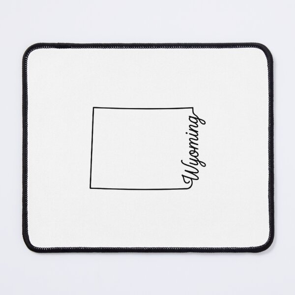 Item preview, Wyoming State Outline – Minimal Script Typography Line Art designed and sold by Paper Drip.