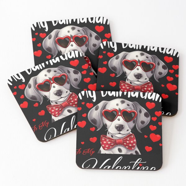 Item preview, My Dalmatian Is My Valentine – Dog Lover Valentine’s Day designed and sold by artcultreone.