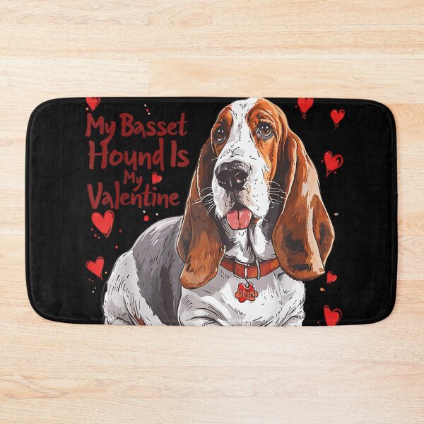 Item preview, Basset Hound Is My Valentine – Cute Dog Owner Valentine’s Day designed and sold by artcultreone.