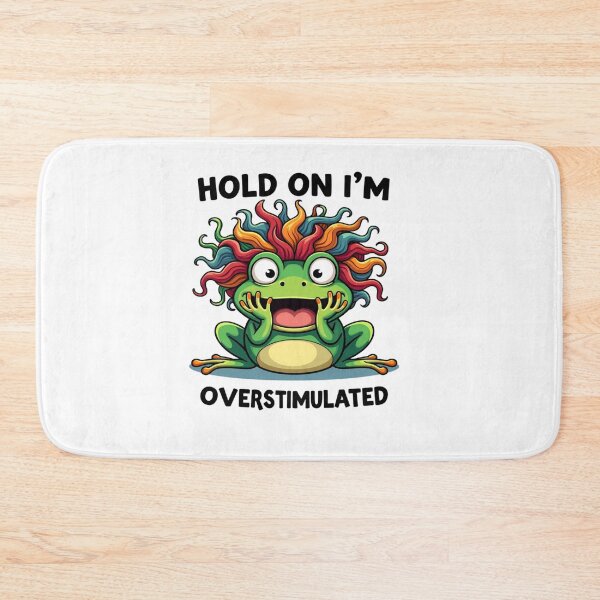 Item preview, Funny Overstimulated Frog Tee – Relatable Sensory Humor Shirt designed and sold by Jomack1.