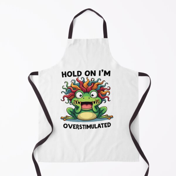 Item preview, Funny Overstimulated Frog Tee – Relatable Sensory Humor Shirt designed and sold by Jomack1.