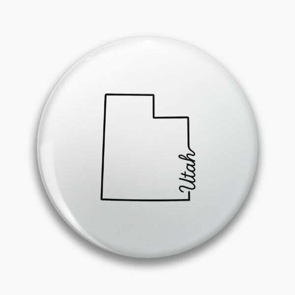 Item preview, Utah State Outline – Minimal Script Typography Line Art designed and sold by Paper Drip.