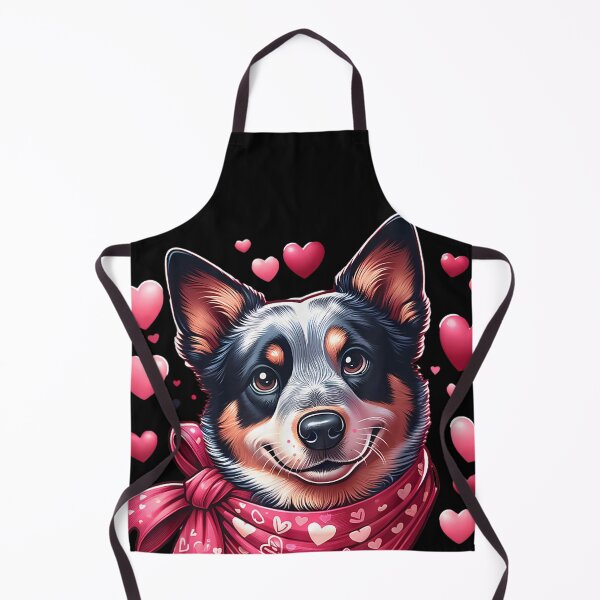Item preview, Australian Cattle Dog Valentine Hearts Dog designed and sold by artcultreone.