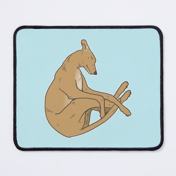 Item preview, Curled Up Greyhound Illustration designed and sold by Iluvmygreyhound.