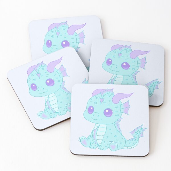 Item preview, Cute Chibi Dragon - Kawaii Fantasy Baby Dragon designed and sold by Jenna-Mko.