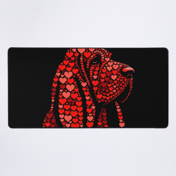 Item preview, Cute Bloodhound Dog Heart – Valentine Bloodhound designed and sold by artcultreone.