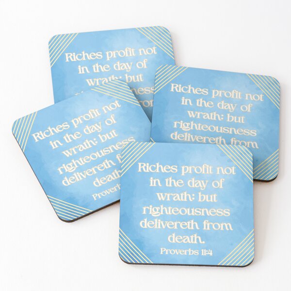 Item preview, Proverbs 11:4 designed and sold by DeeFran Designs.