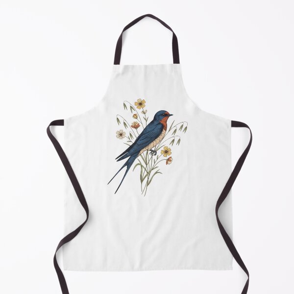 Item preview, Barn Swallow Naturalist Botanical Art designed and sold by BirdsnStuff.