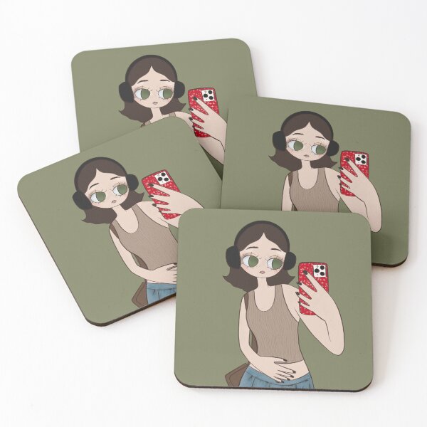 Item preview, tired mirror selfie designed and sold by delicate-pov.