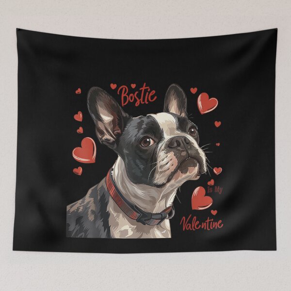 Item preview, Boston Terrier Is My Valentine – Cute Pet Dog Owner Valentine designed and sold by artcultreone.