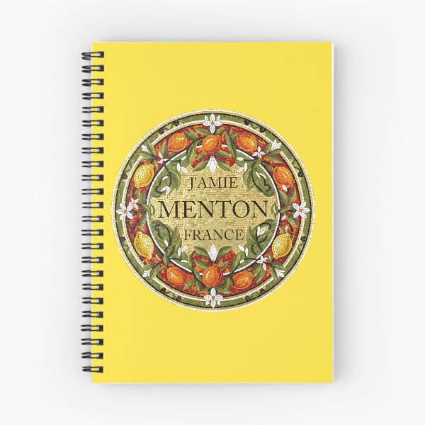 Item preview, J’aime Menton, France – Citrus Mosaic Circle Art designed and sold by FrancophileFun.