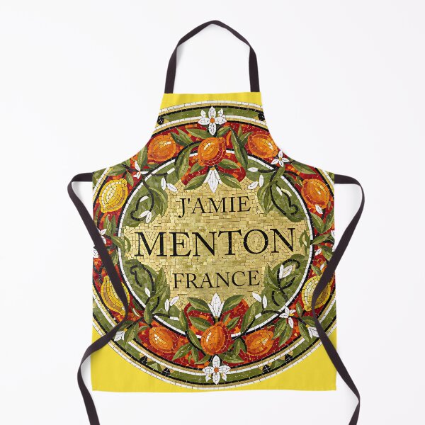 Item preview, J’aime Menton, France – Citrus Mosaic Circle Art designed and sold by FrancophileFun.