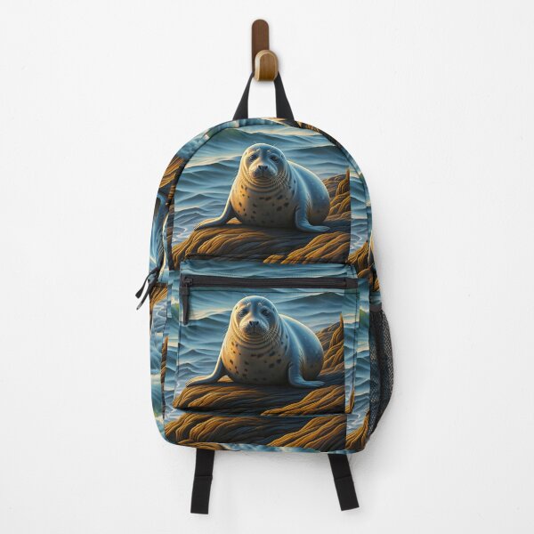 Item preview, Playful Seal of Approval ? designed and sold by PawPrintedArt.