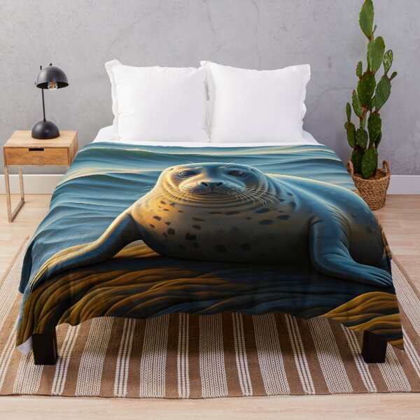 Item preview, Playful Seal of Approval ? designed and sold by PawPrintedArt.