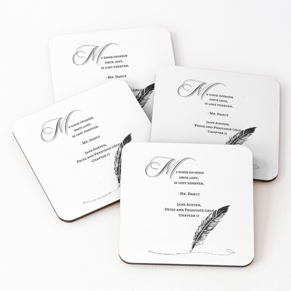 Item preview, Mr. Darcy Quote - Chapter 11 designed and sold by PandPFans.