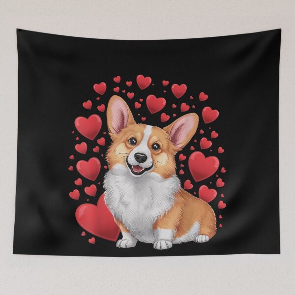 Item preview, Dog Valentine Cute Corgi Valentine s Day  designed and sold by artcultreone.