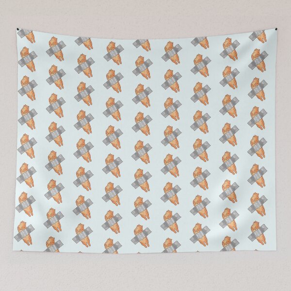Item preview, Funny Duct Tape Cat Illustration designed and sold by magdalenanegra.