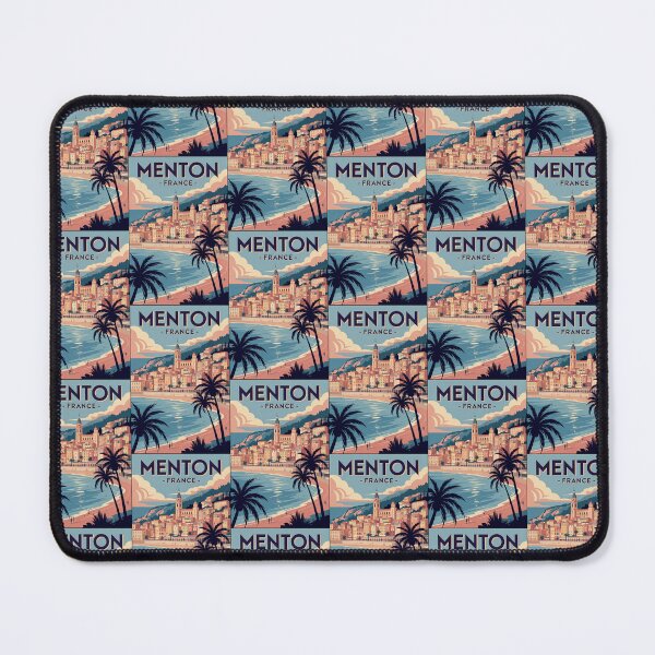 Item preview, Menton France Vintage Travel  designed and sold by TulipaGraphics.
