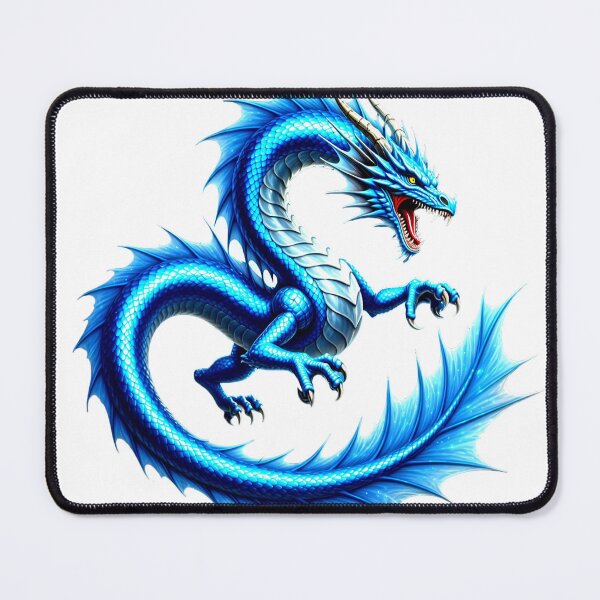 Item preview, Azure Cosmic Dragon – Galactic Guardian designed and sold by StickBuAndii.