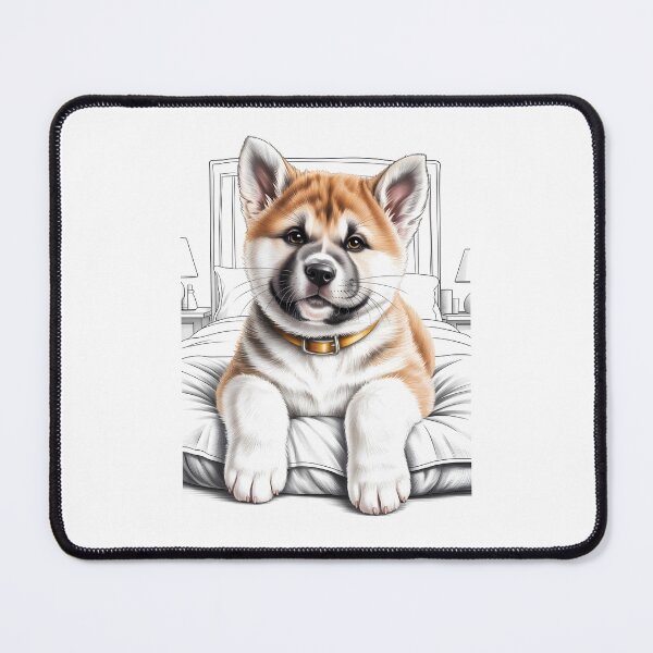 Item preview, Cute Dogs- The Akita in the Bedroom designed and sold by Museum Of Non-Existing Art.