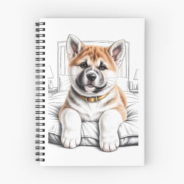 Item preview, Cute Dogs- The Akita in the Bedroom designed and sold by Museum Of Non-Existing Art.