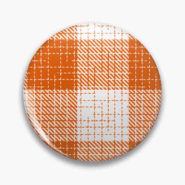 Item preview, Orange And White Crosshatch Plaid Gingham Design  designed and sold by PatternTitan.