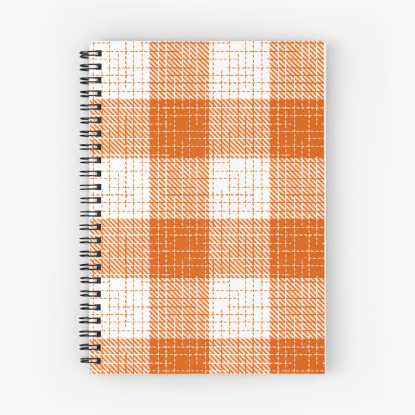 Item preview, Orange And White Crosshatch Plaid Gingham Design  designed and sold by PatternTitan.