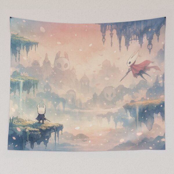 Item preview, Snow Hollow Knight artwork inspired designed and sold by FeelTheDrawing.