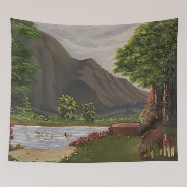 Item preview, Horses in the Valley designed and sold by Fitzartist-US.