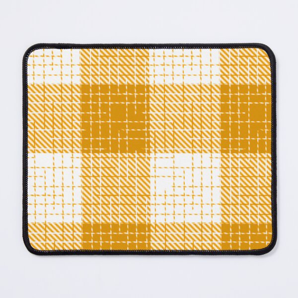 Item preview, Yellow And White Crosshatch Plaid Gingham Design designed and sold by PatternTitan.