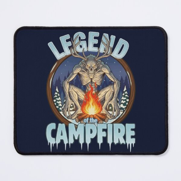 Item preview, Wendigo Legend of the Campfire Cryptid Horror Art designed and sold by Blaze & Trail Creative.