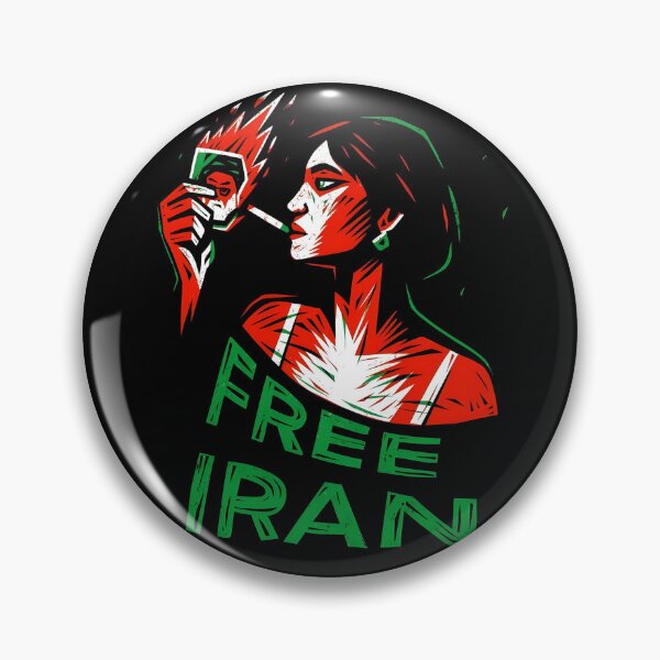 Item preview, FREE IRAN — Woman, Life, Freedom | Art of Resistance Against the Ayatollah Regime   designed and sold by AveCruxT.