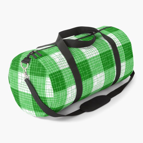 Item preview, Green And White Crosshatch Plaid Gingham Design designed and sold by PatternTitan.