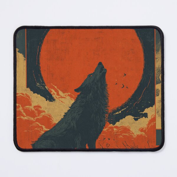 Item preview, Fenrir Howling designed and sold by NicolasGlowArt.