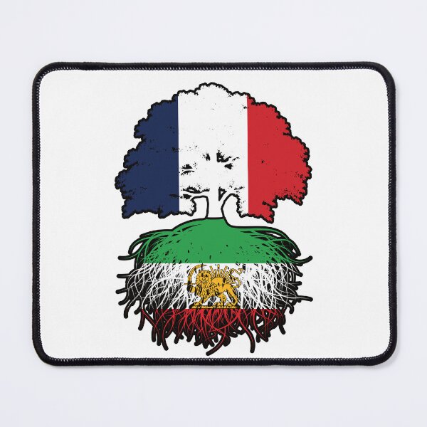 Item preview, French Grown, Iranian Roots – Lion and Sun Heritage Design designed and sold by FlagX.